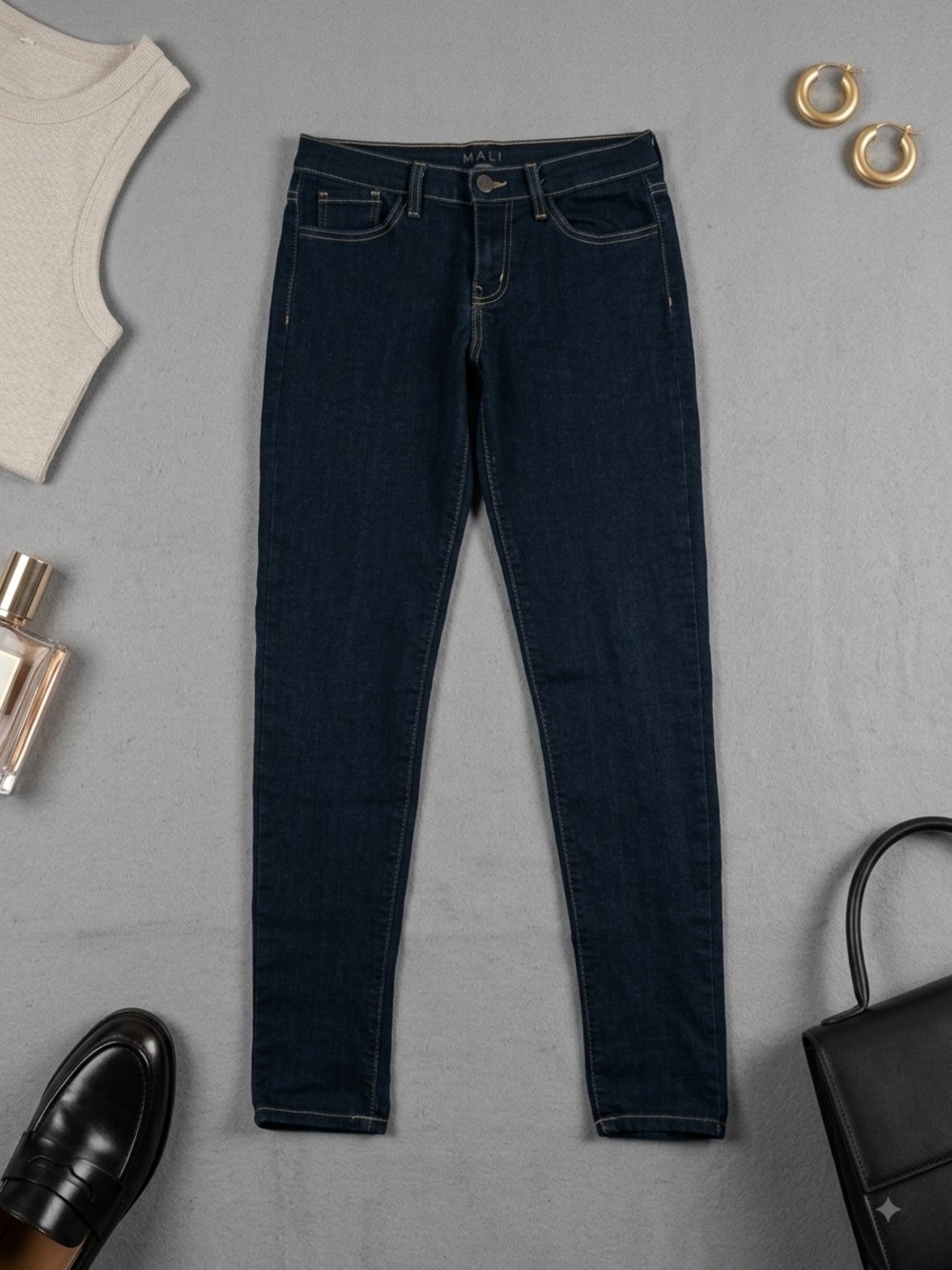 Flying Monkey Dark Wash Skinny Jeans Size 28